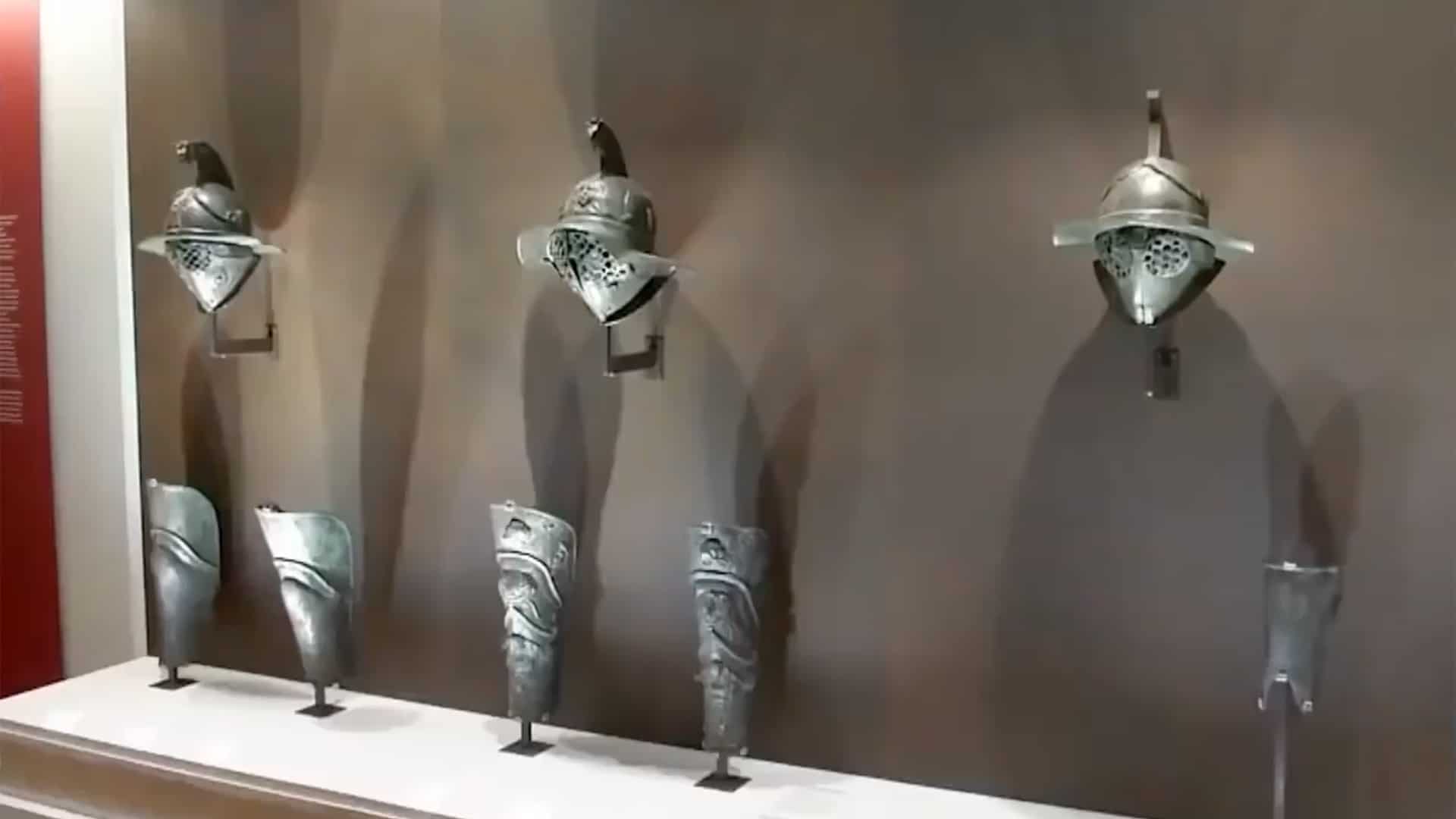 Exposition des gladiateurs, Naples, Italie