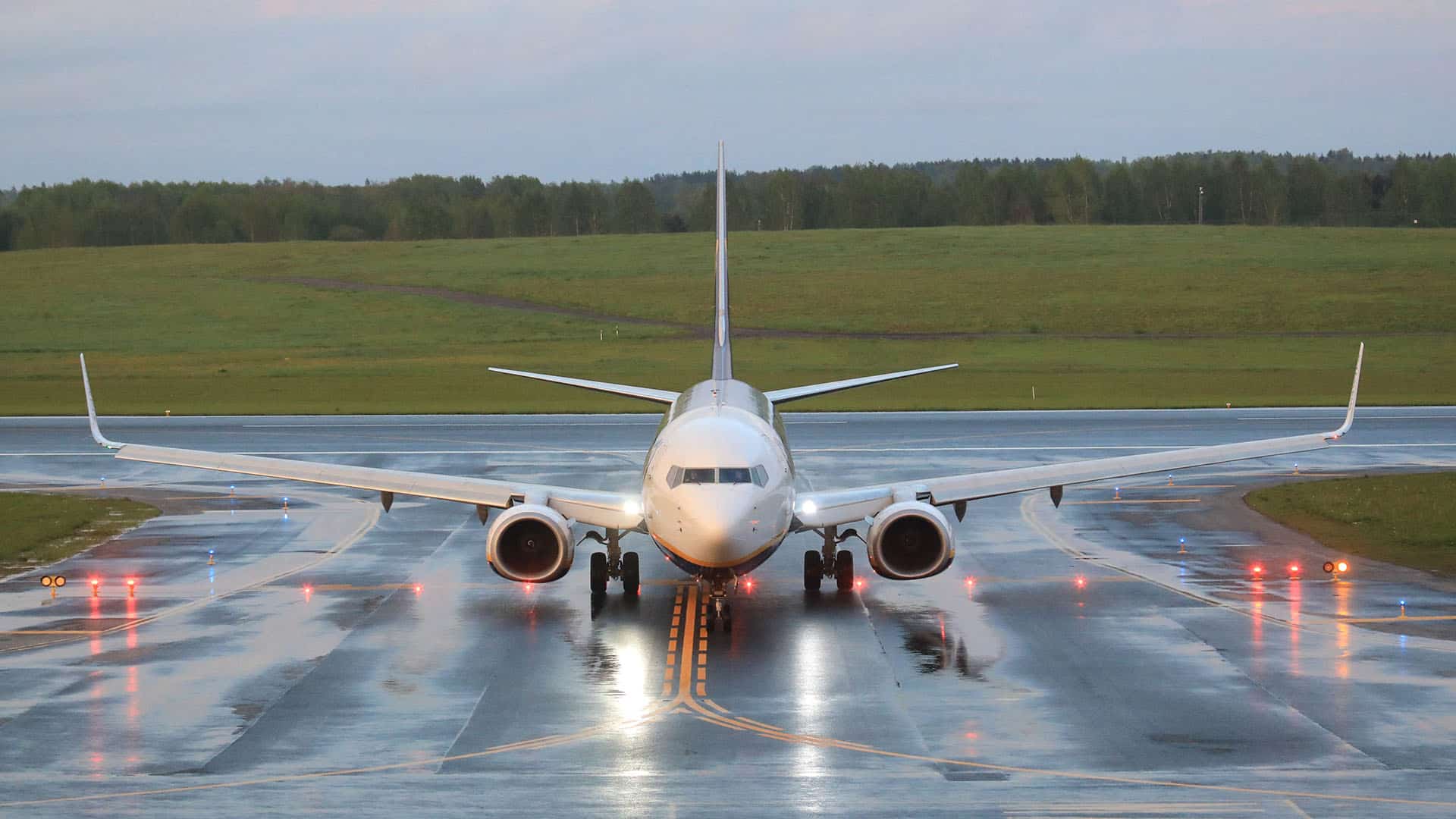 Avion arrêté