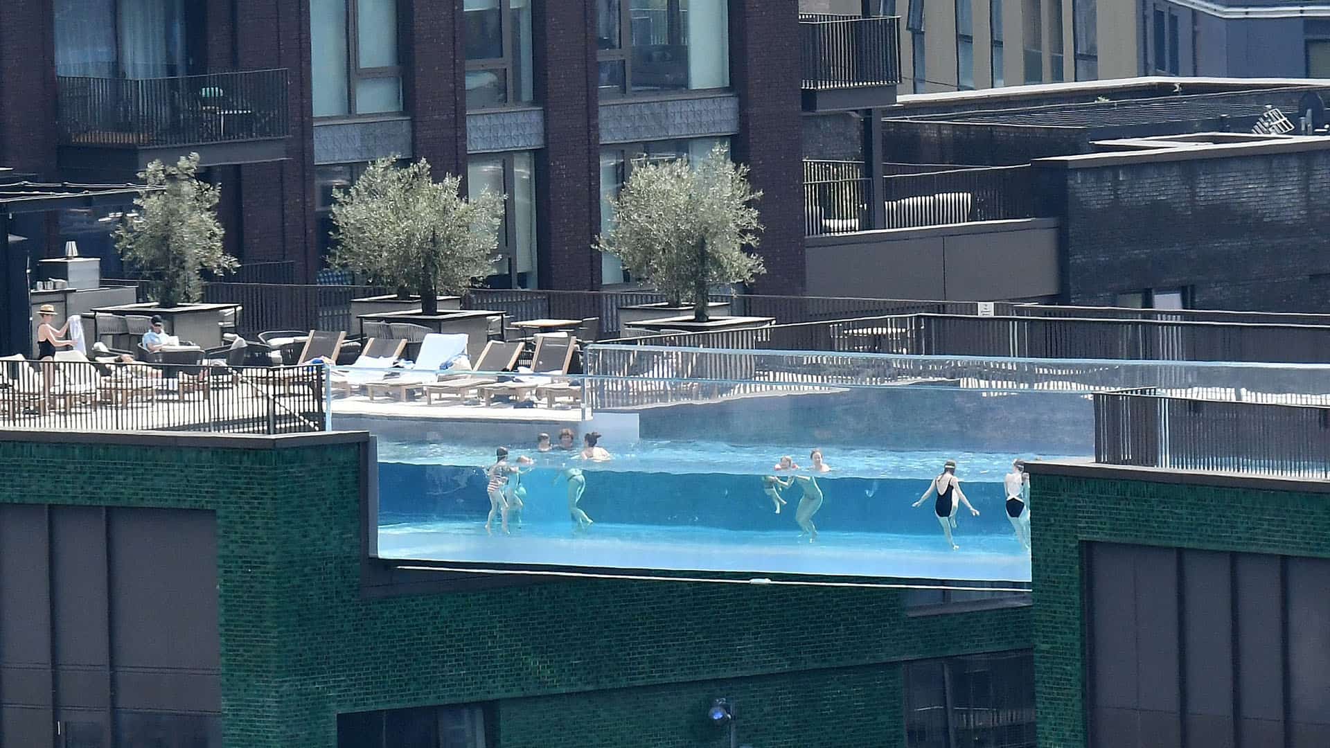 Piscine aérienne