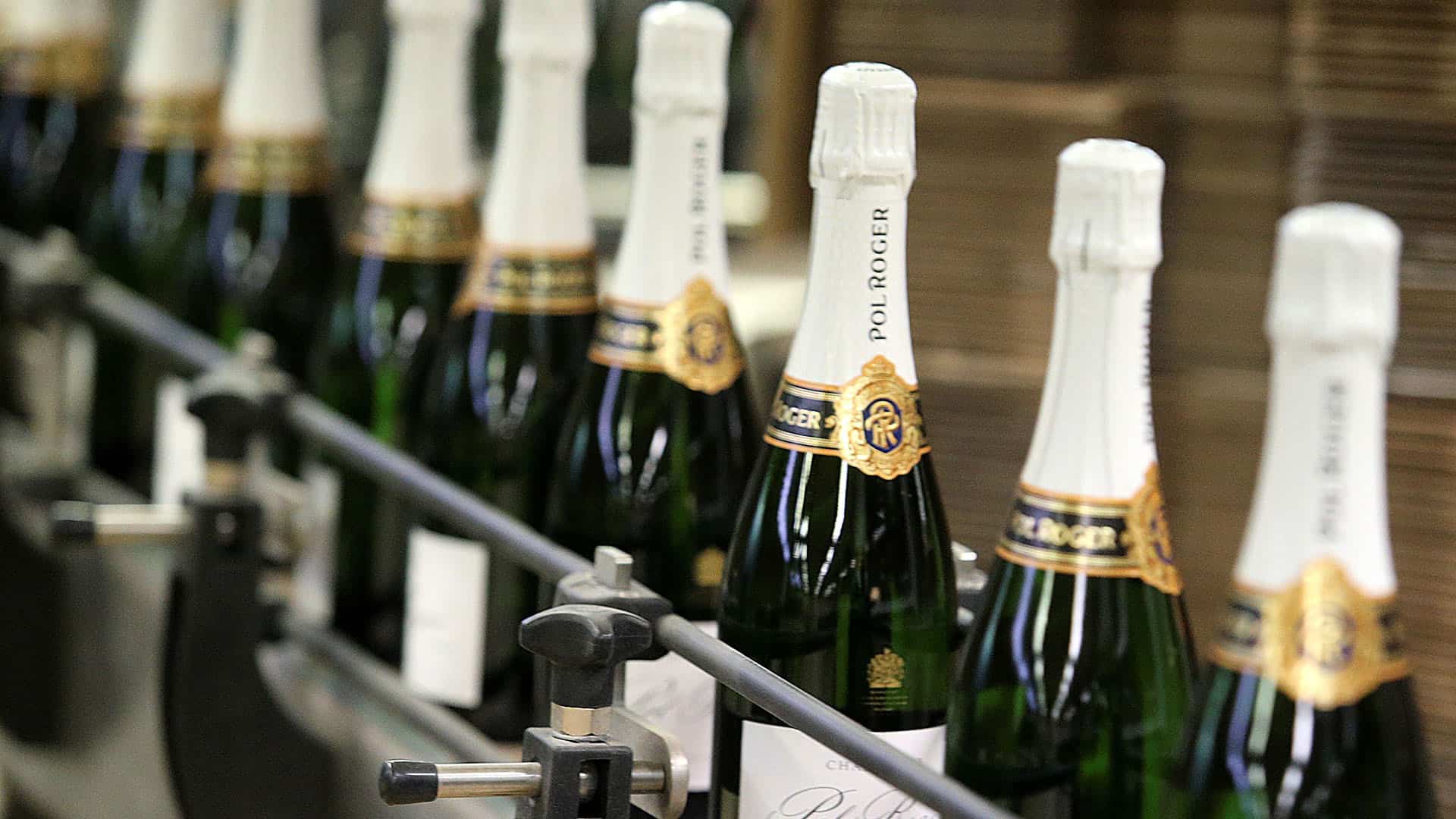 Bouteilles de champagne