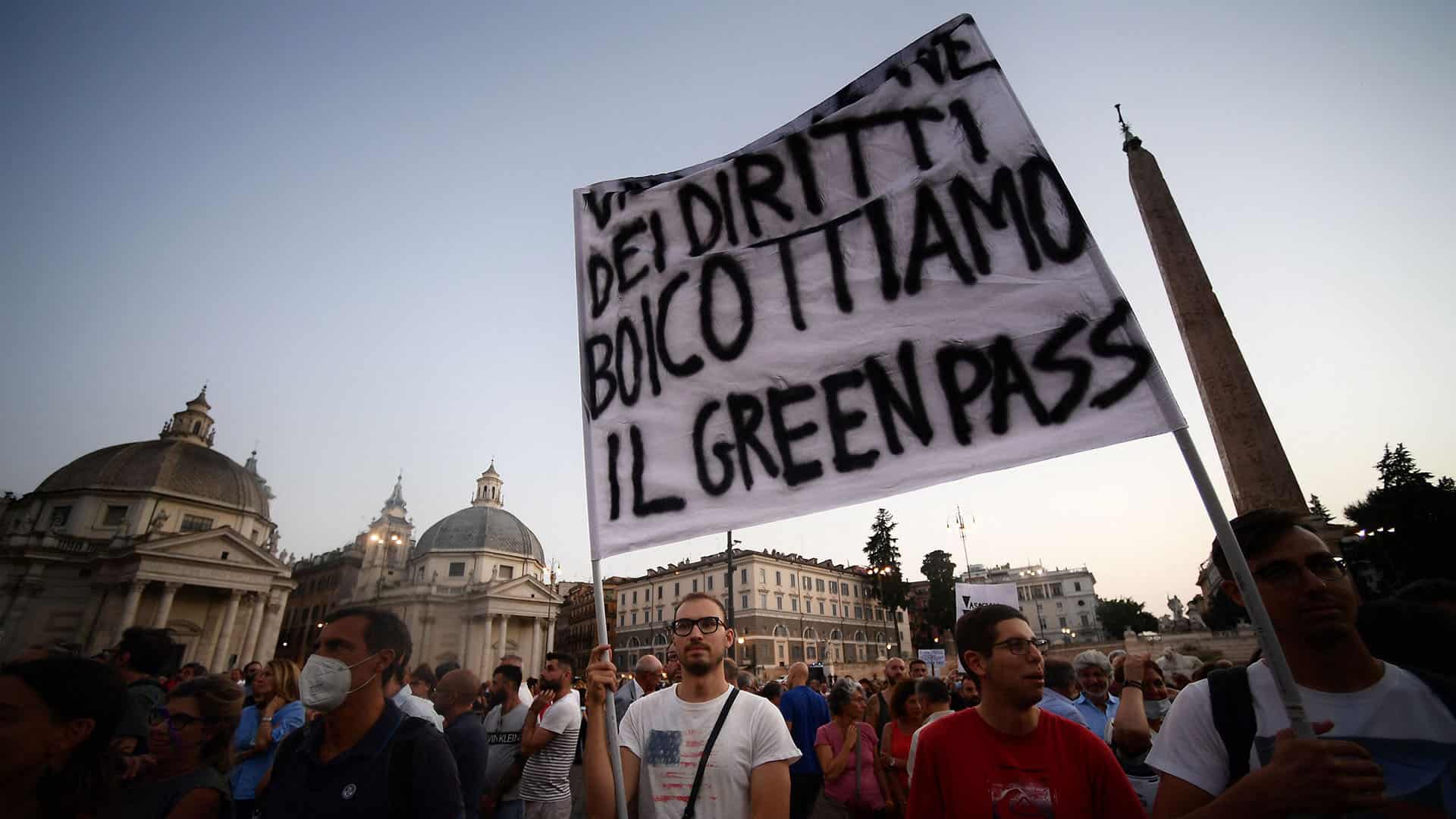 Manifestation en Italie