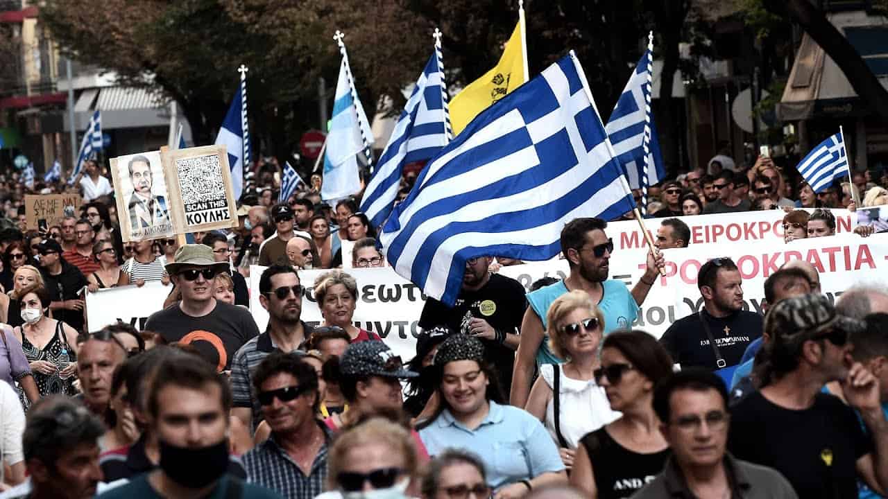 Manifestations en Grèce