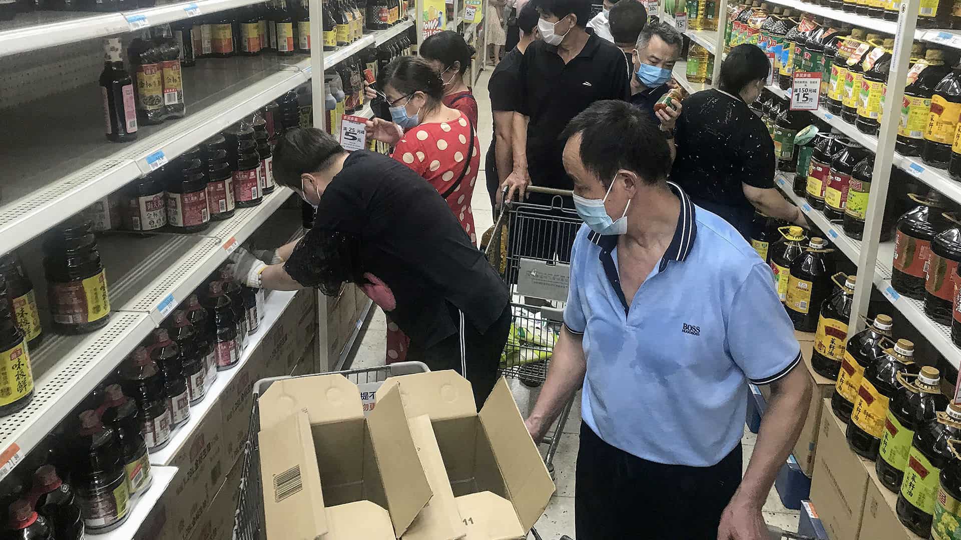 Supermarché - Wuhan, Chine