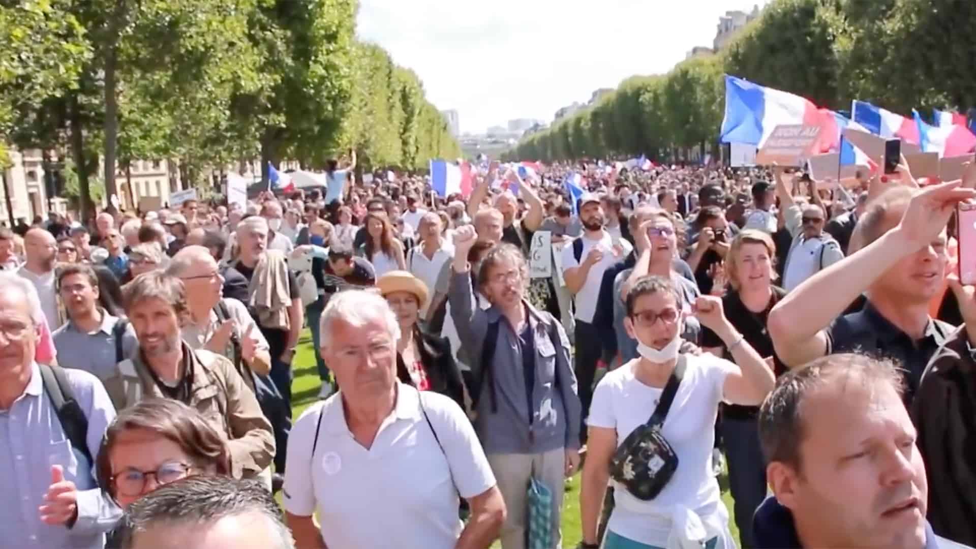 Manifestation anti-pass sanitaire