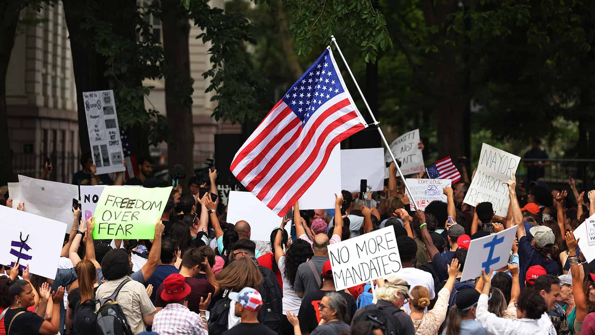 Manifestation à New York