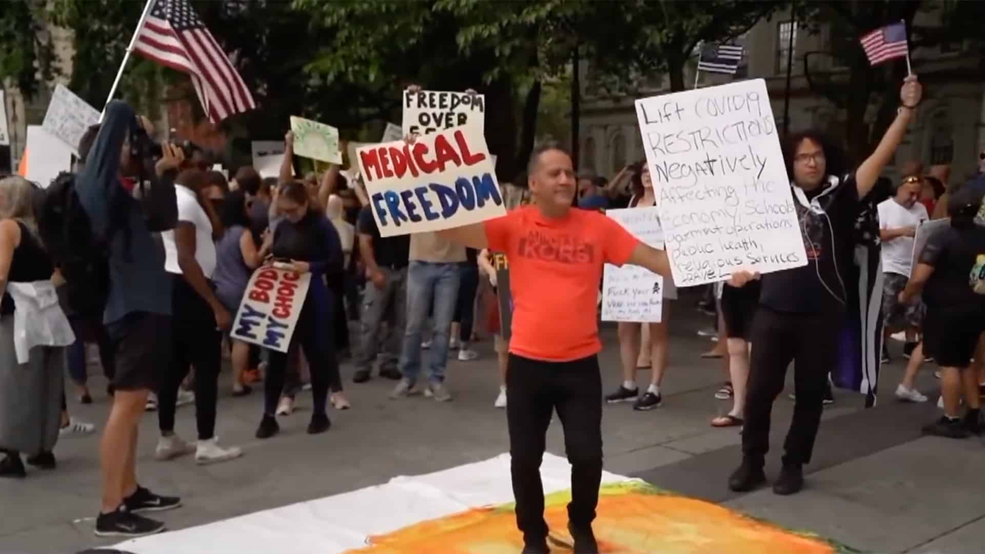 Manifestation à New York