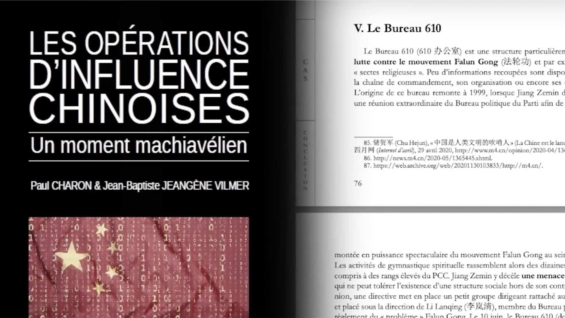 Rapport : Les opérations d'influence chinoises