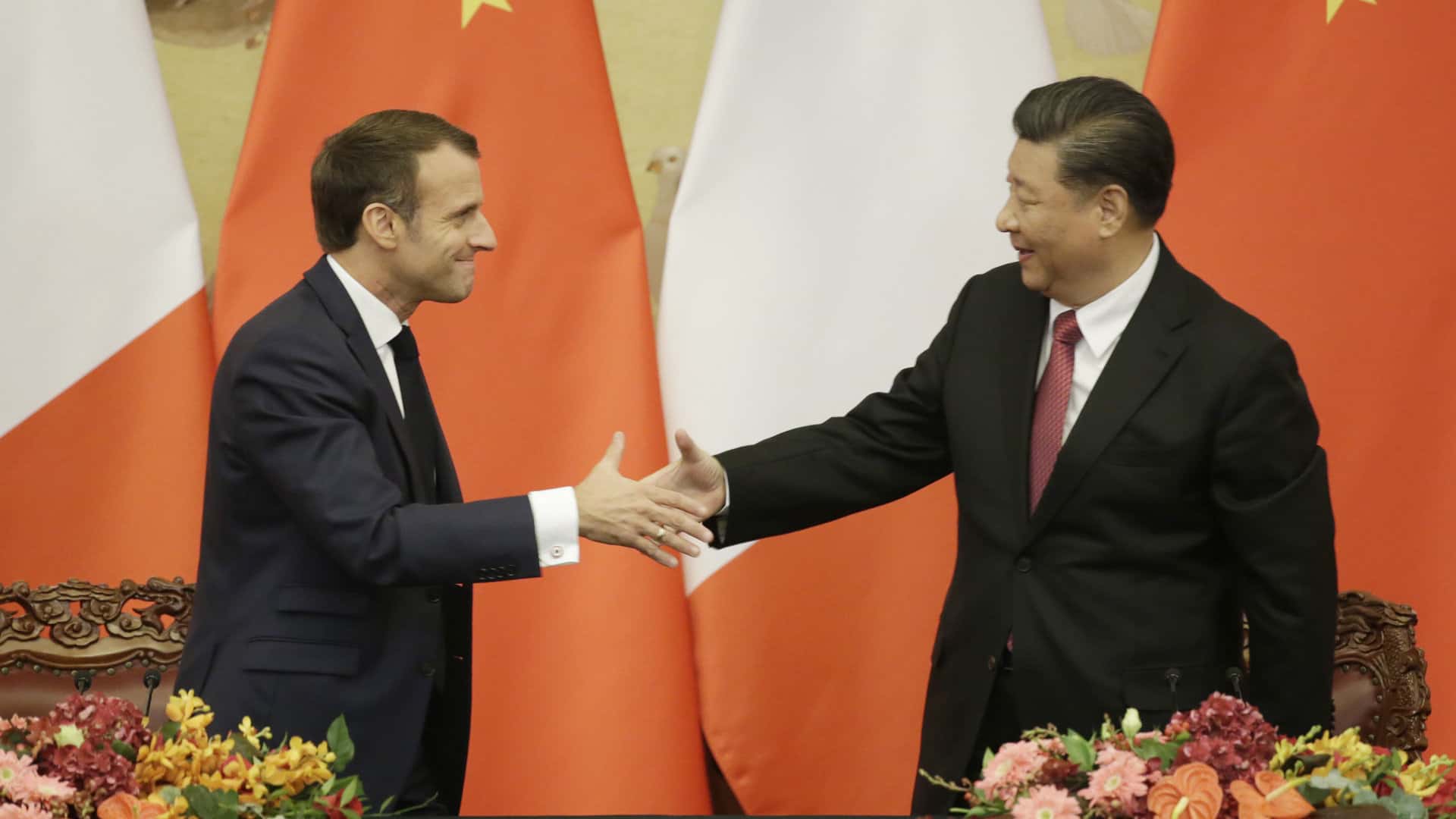 Emmanuel Macron - Xi Jinping