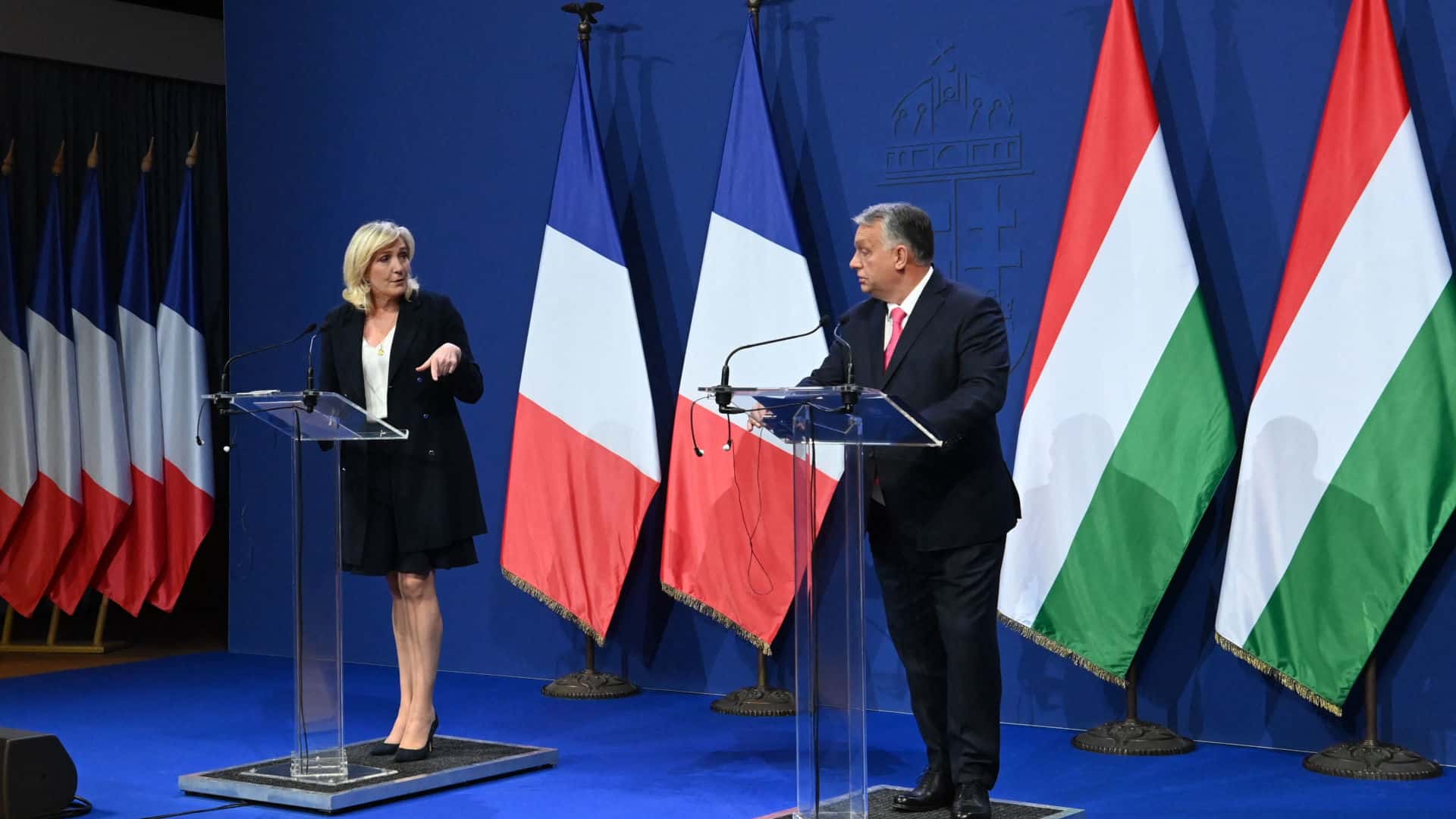 Marine Le Pen - Viktor Orban