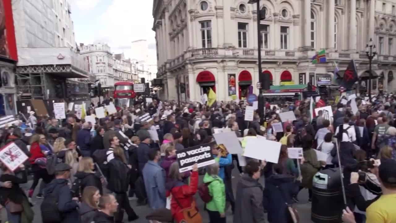 Manifestation à Londres