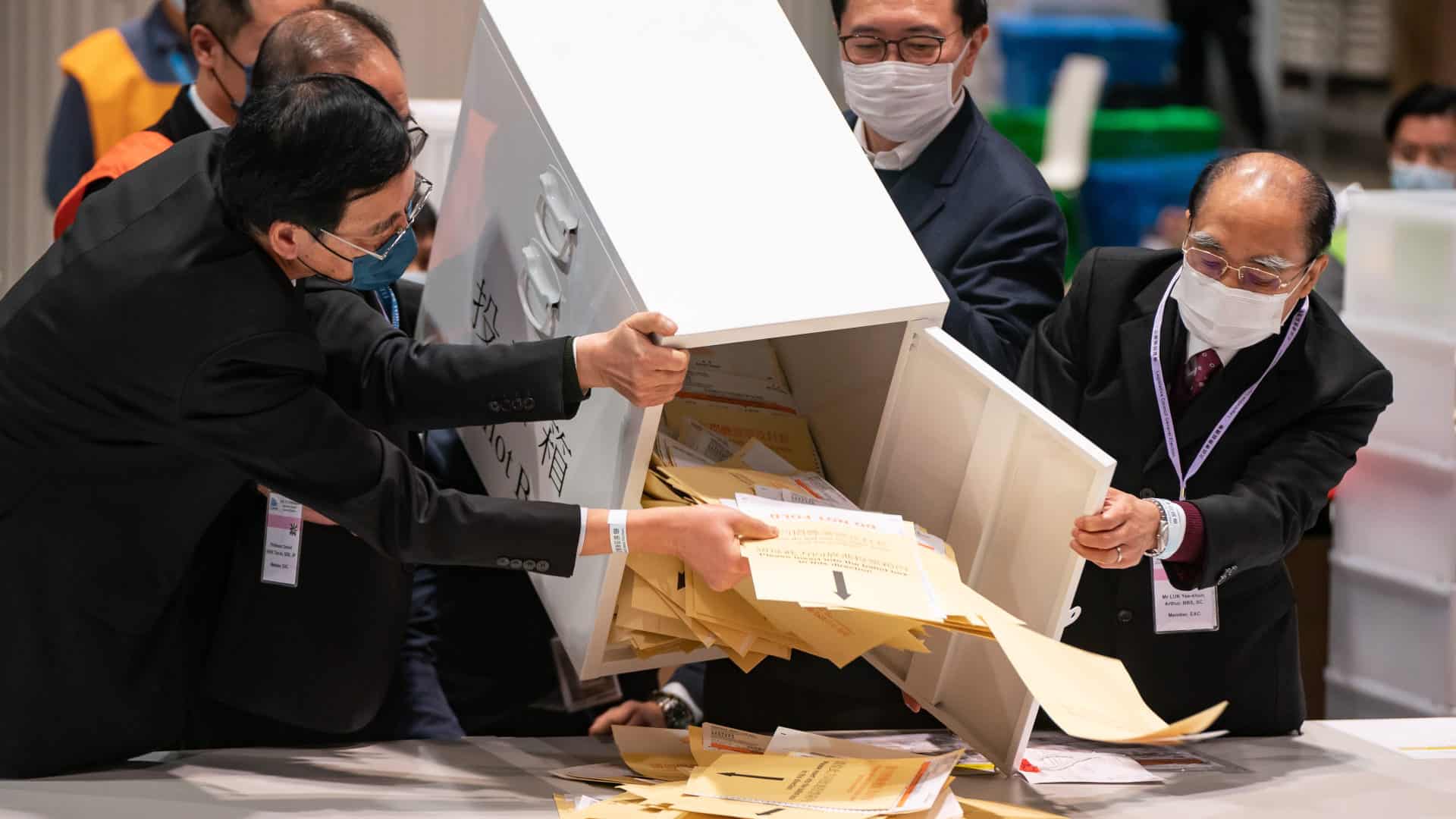 Elections à Hong Kong