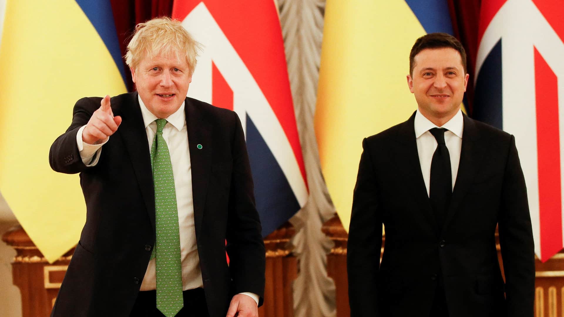 Boris Johnson - Volodymyr Zelenskiy
