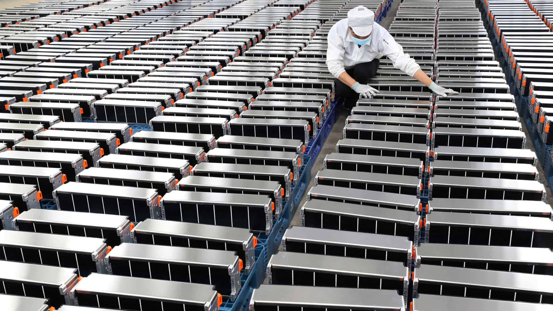 Fabrique de batteries - Chine