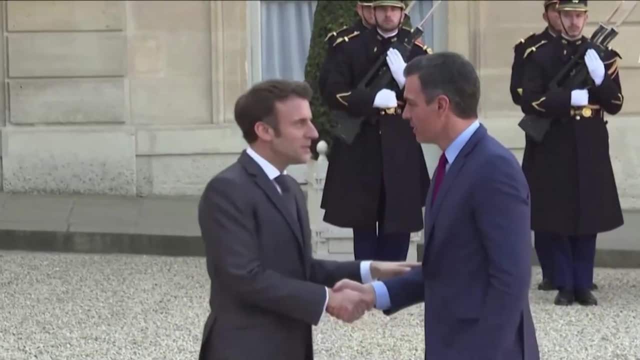 Emmanuel Macron - Pedro Sanchez