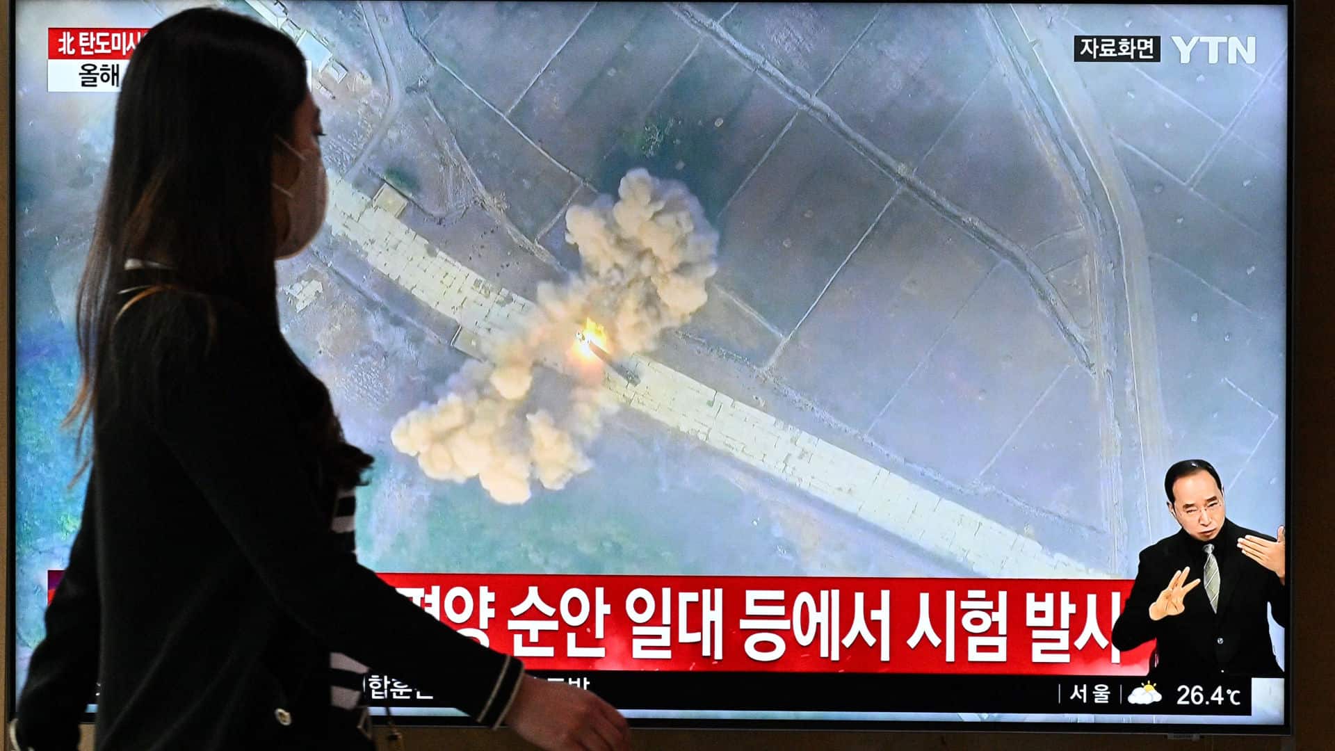 Essaie de missile de la Corée du Nord