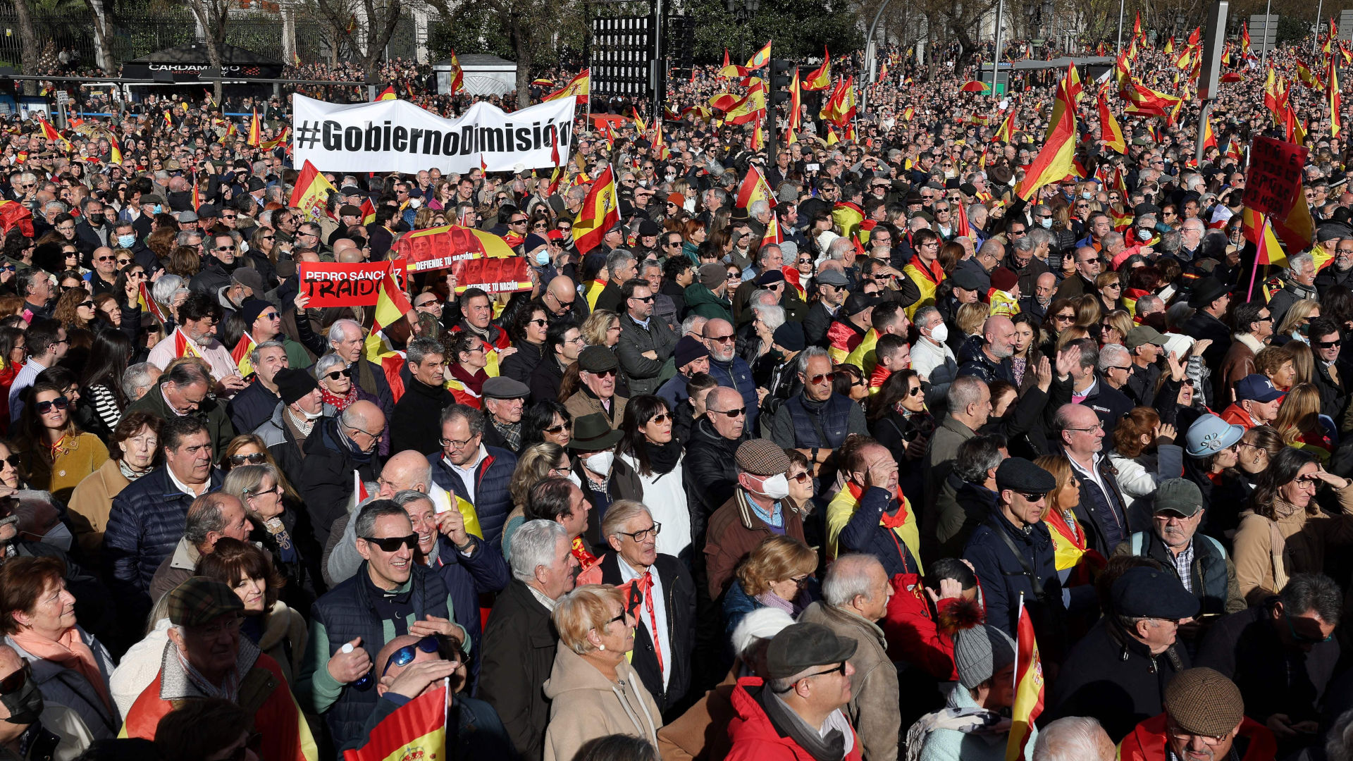 Manifestation en Espagne