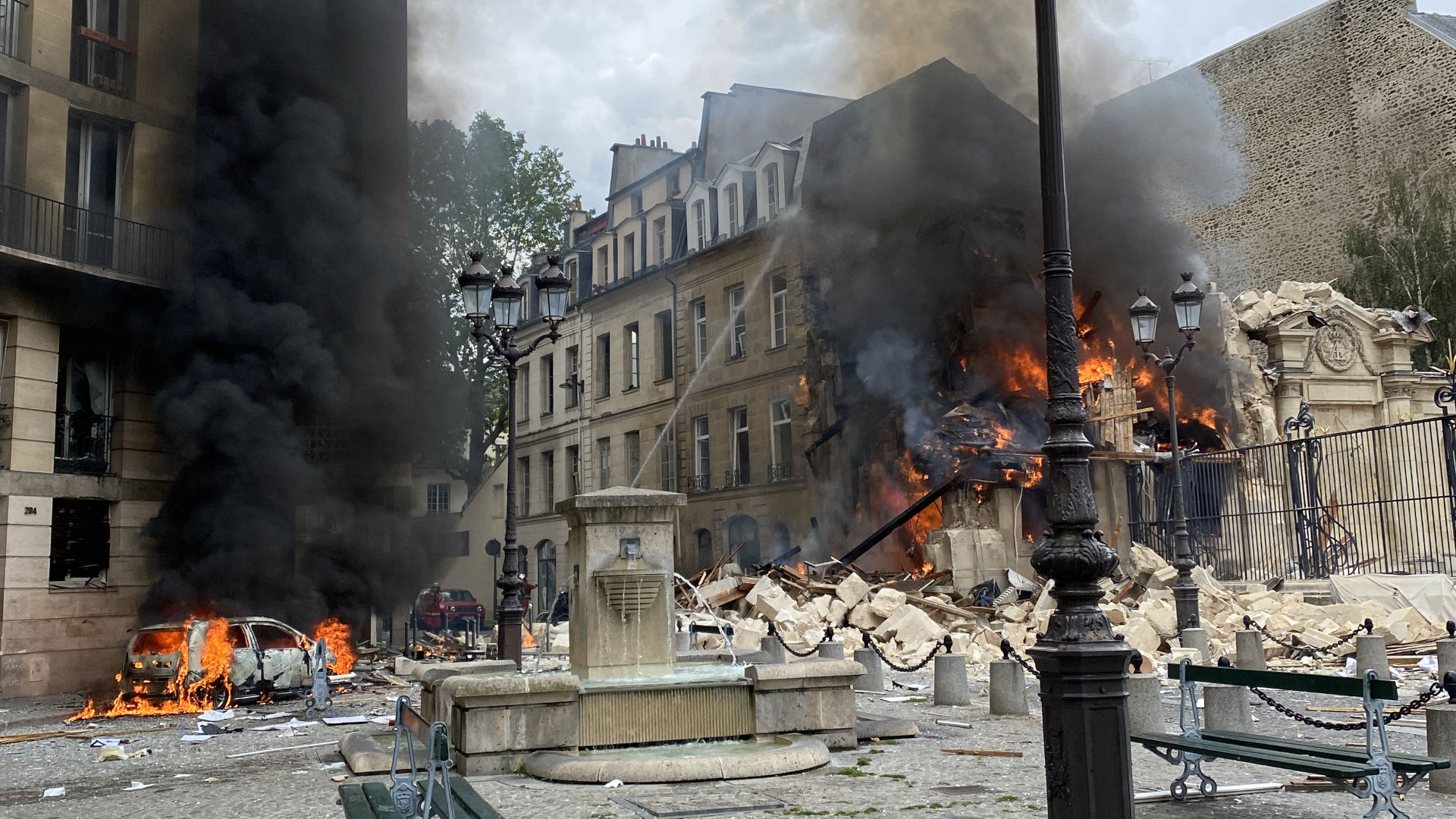 Incendie à Paris